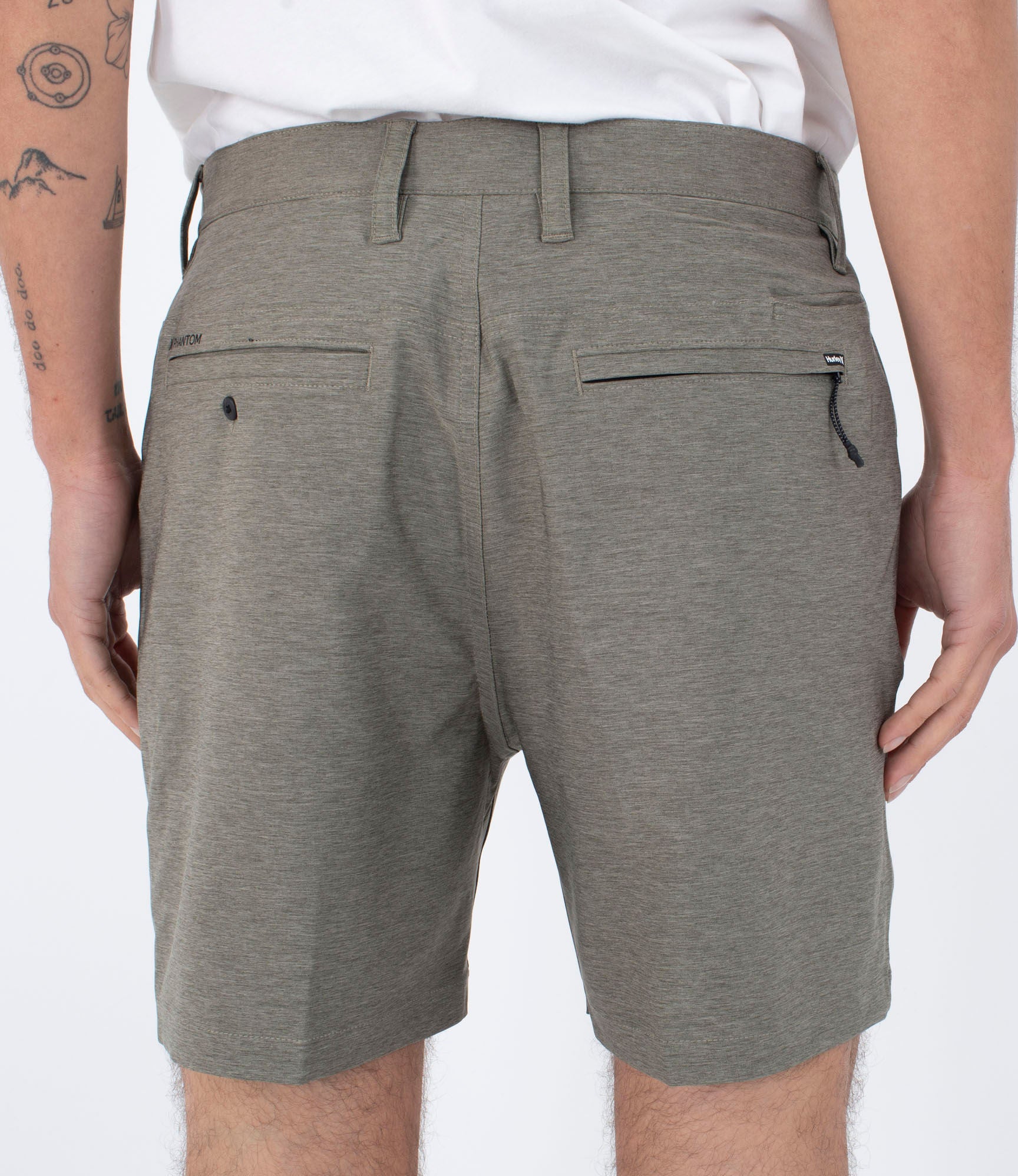 Walkshort 18" hommes - Phantom heather