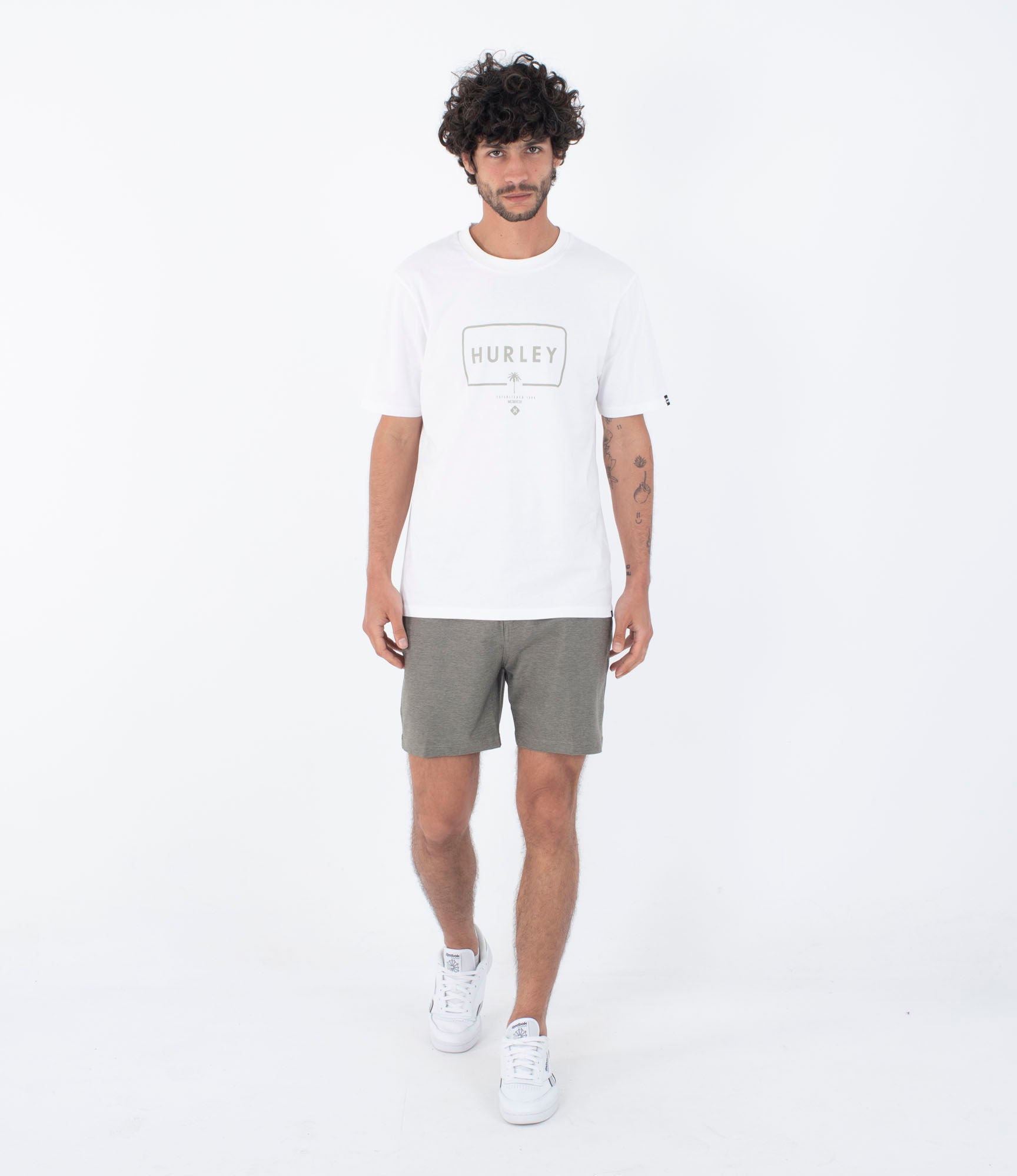Walkshort 18" hommes - Phantom heather