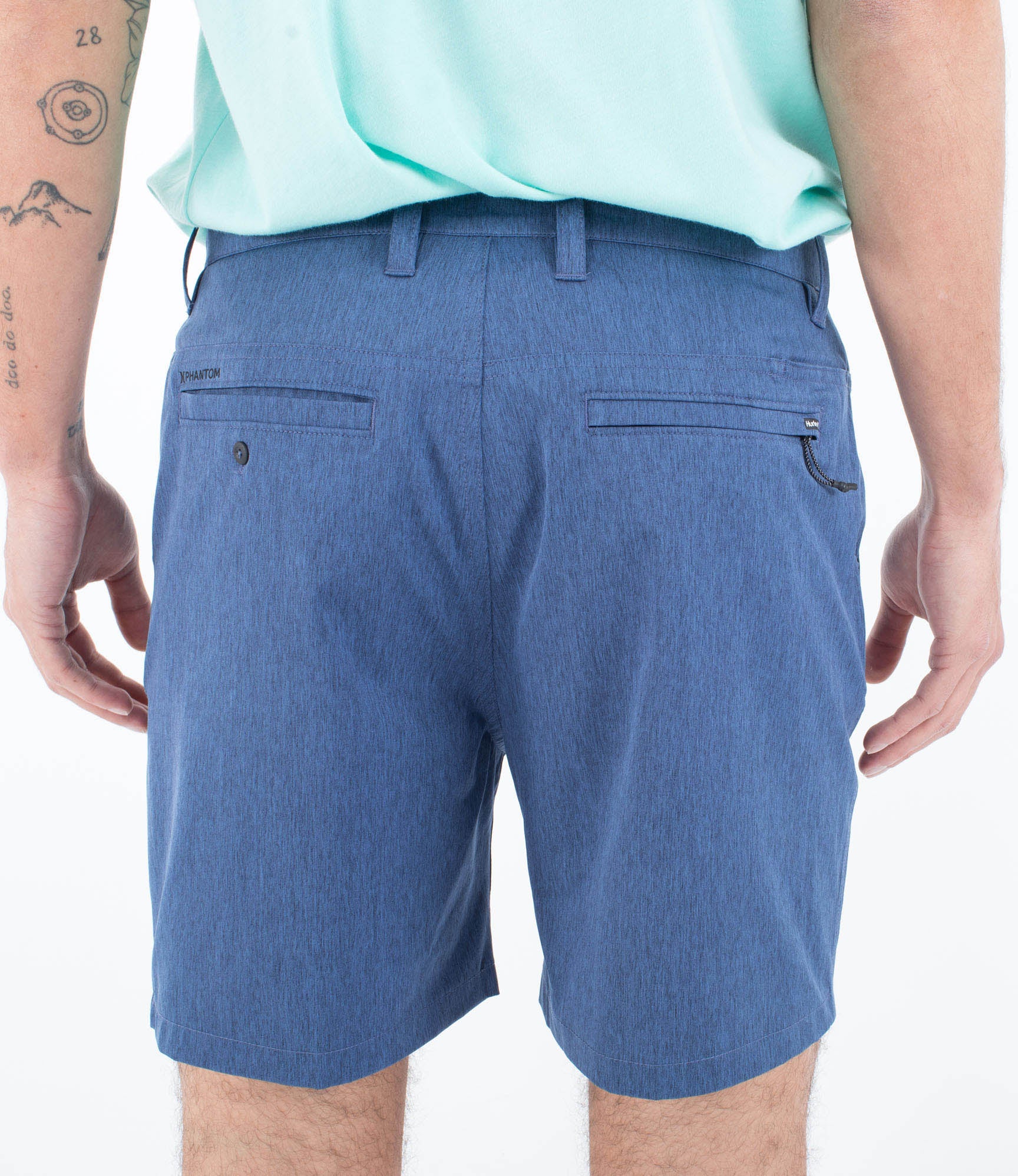 Walkshort 18" männer - Phantom heather