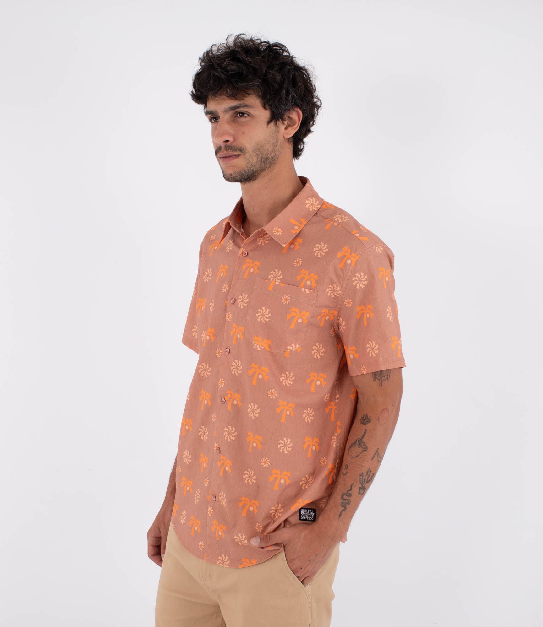 Camisa manga corta hombre - Printing press coconut