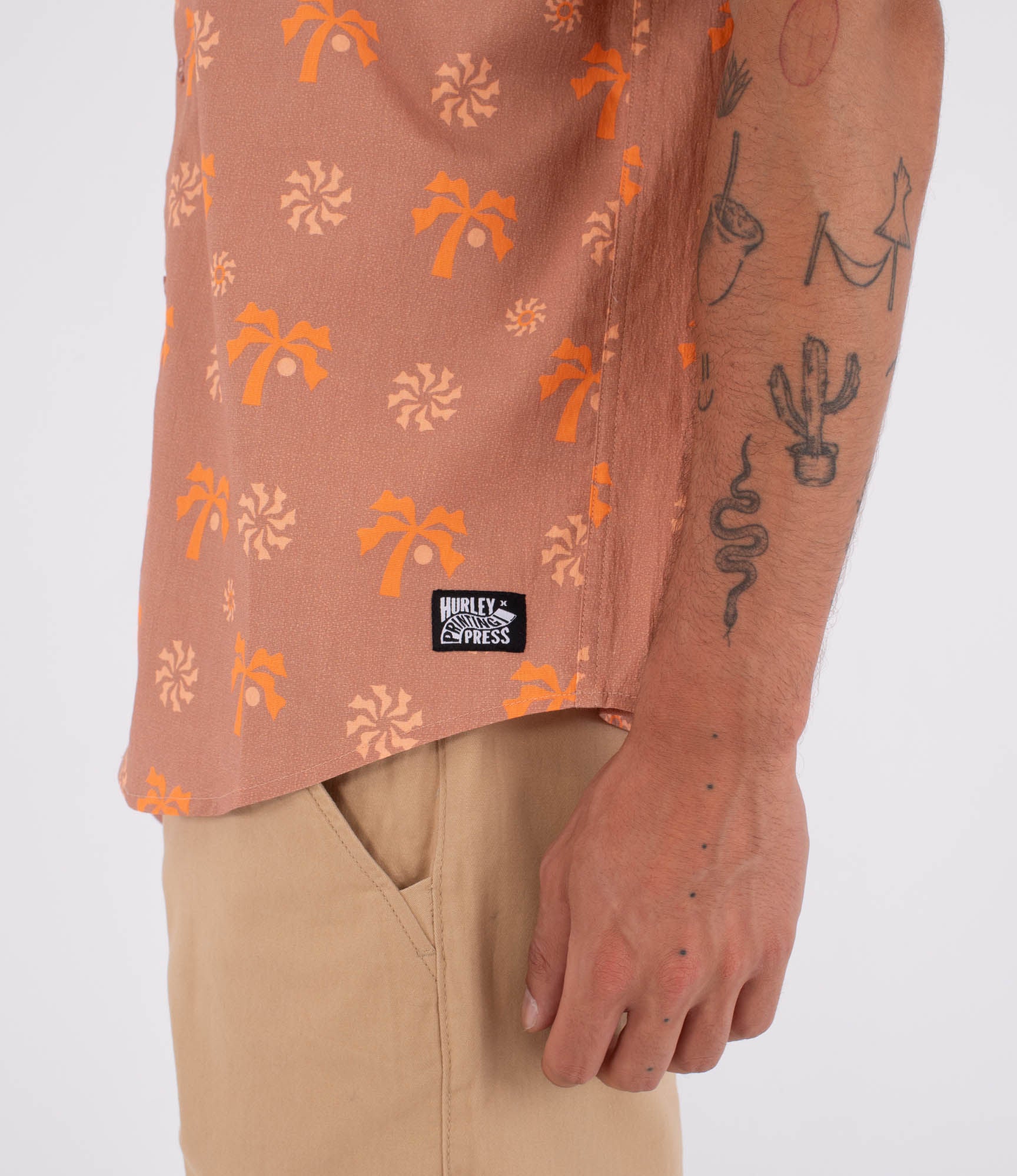 Camisa manga corta hombre - Printing press coconut