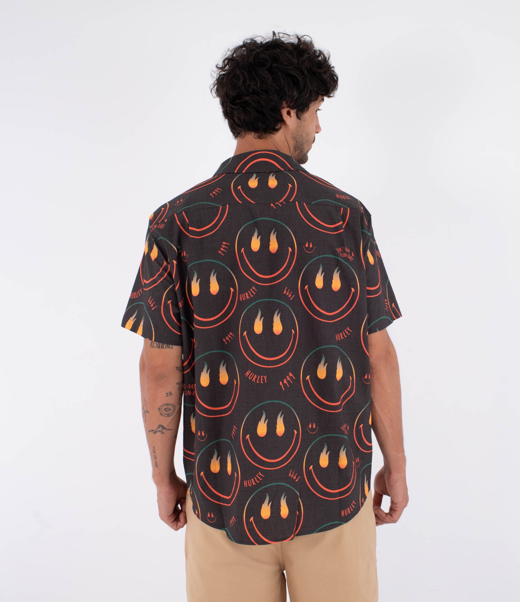Camisa manga corta hombre - Printing press happy face
