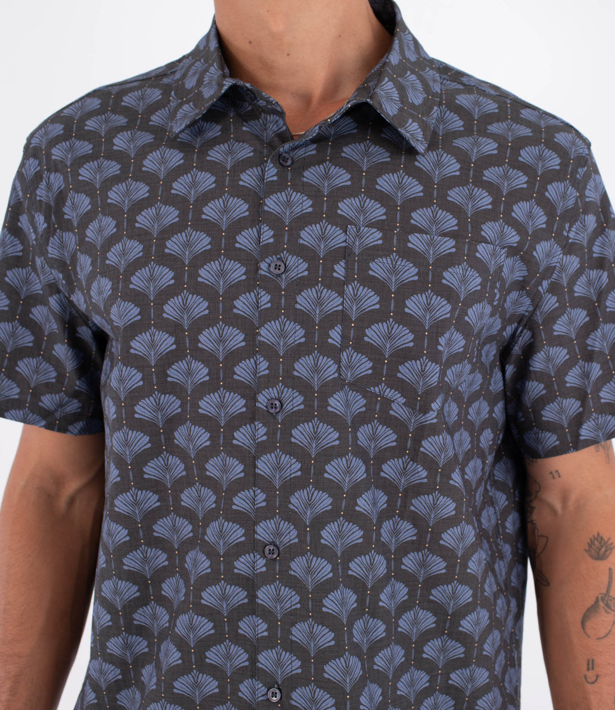 Camisa manga corta hombre - Printing press arbore