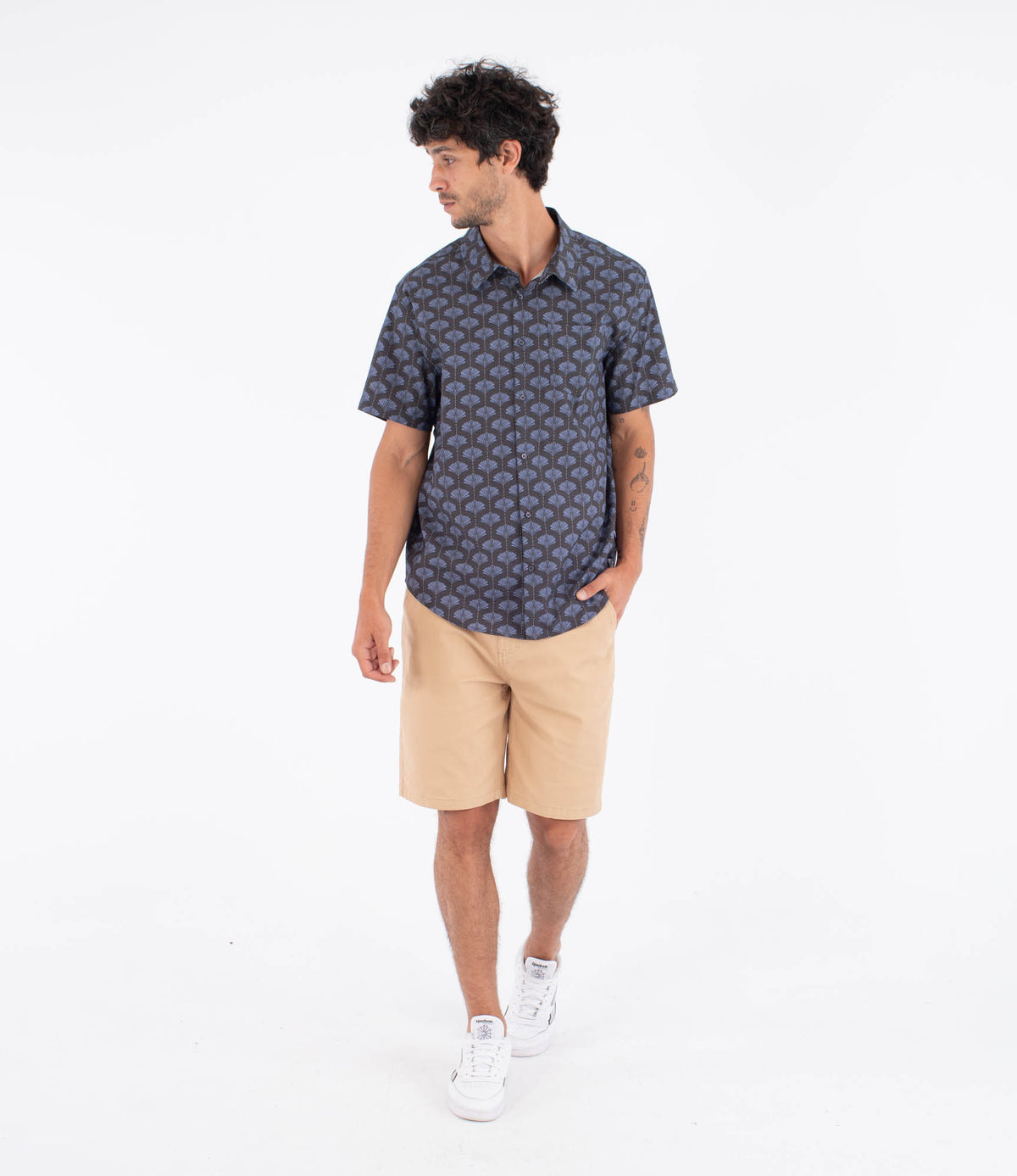 Camisa manga corta hombre - Printing press arbore