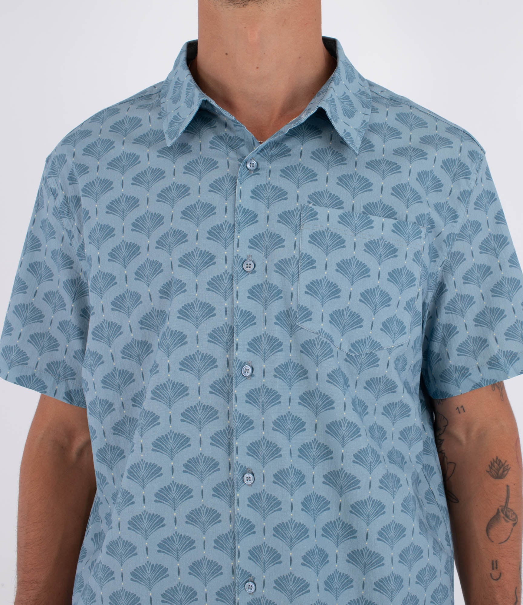 Camisa manga corta hombre - Printing press arbore