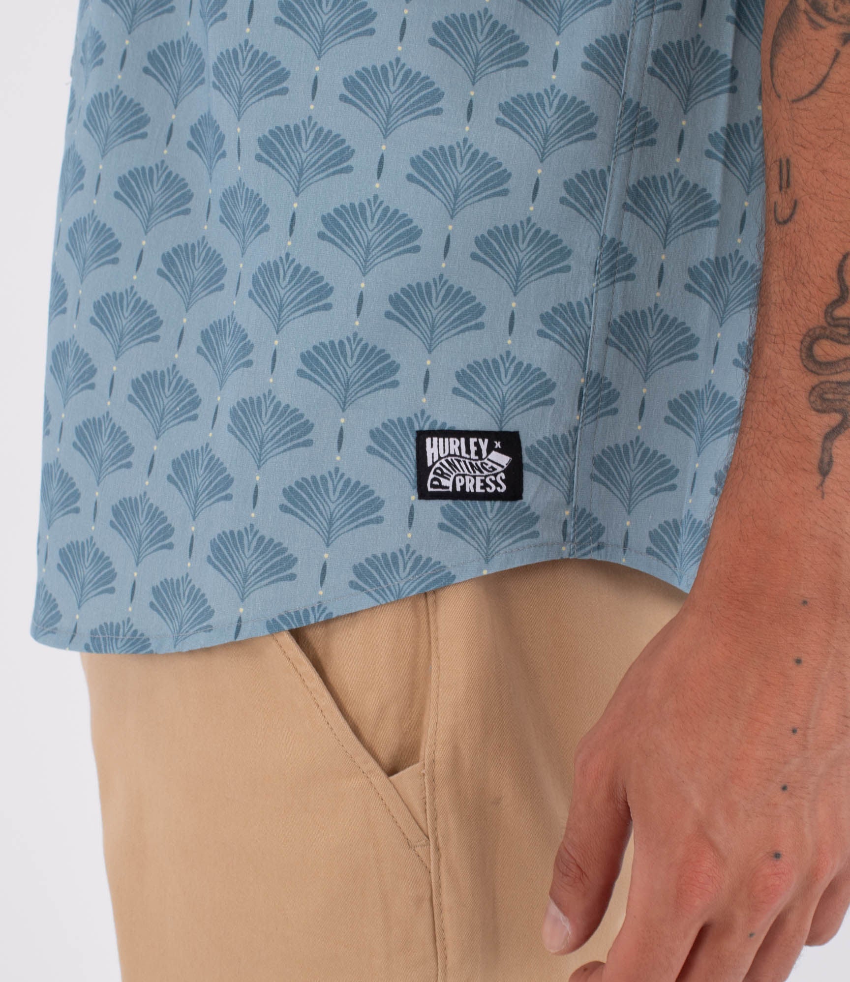 Camisa manga corta hombre - Printing press arbore
