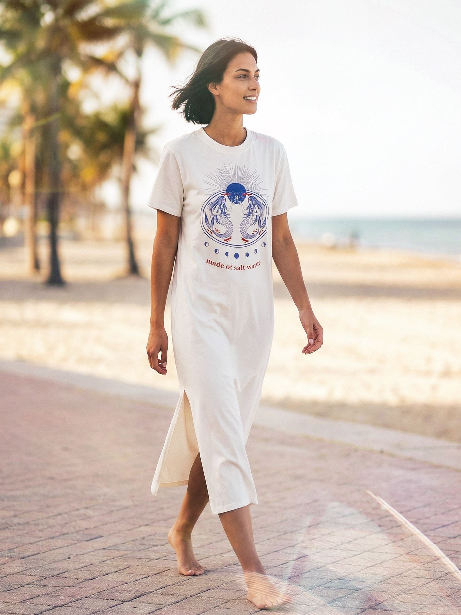 Kleid Frauen - Midi island