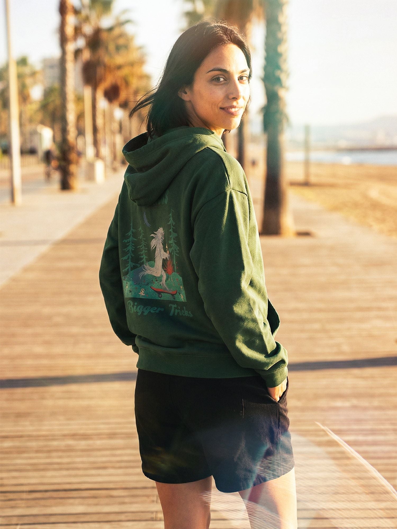 Sweatshirt mit Kapuze Frauen - Creek big foot