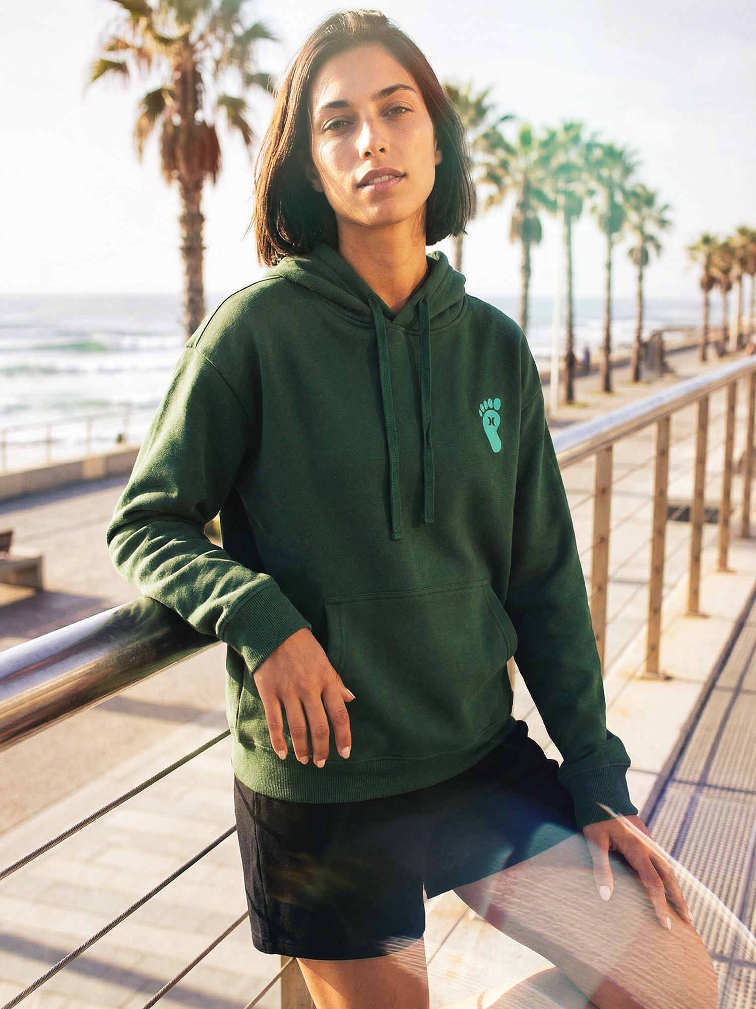 Sweatshirt mit Kapuze Frauen - Creek big foot