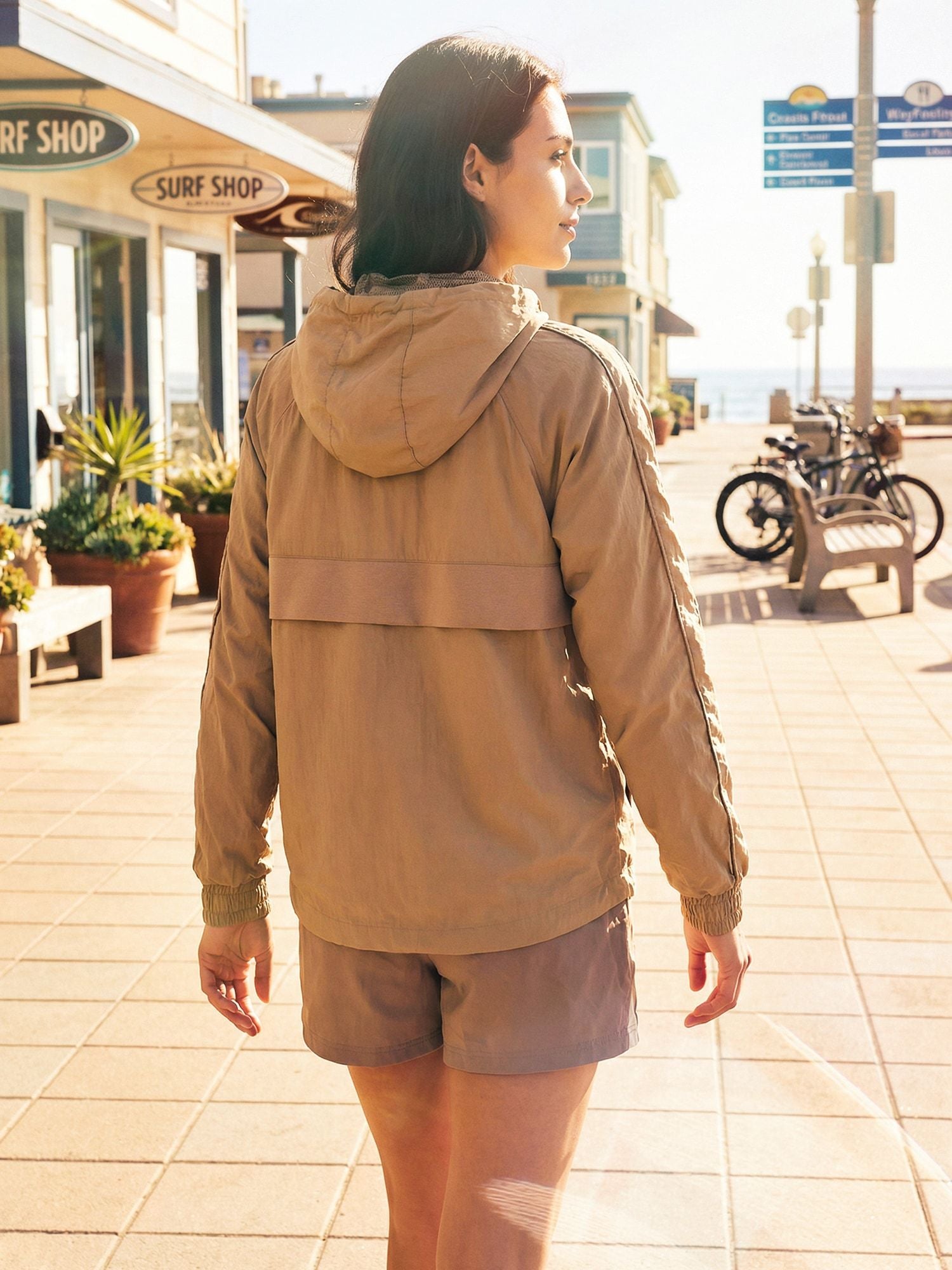 Women's hooded jacket - Bondi spray