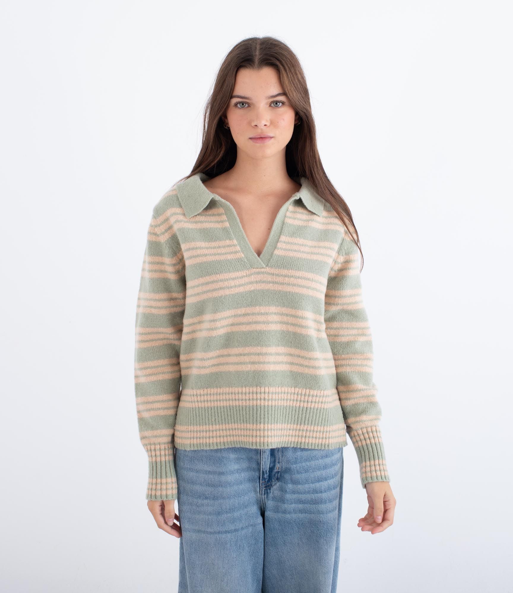 Polo-Strick – Damenpullover