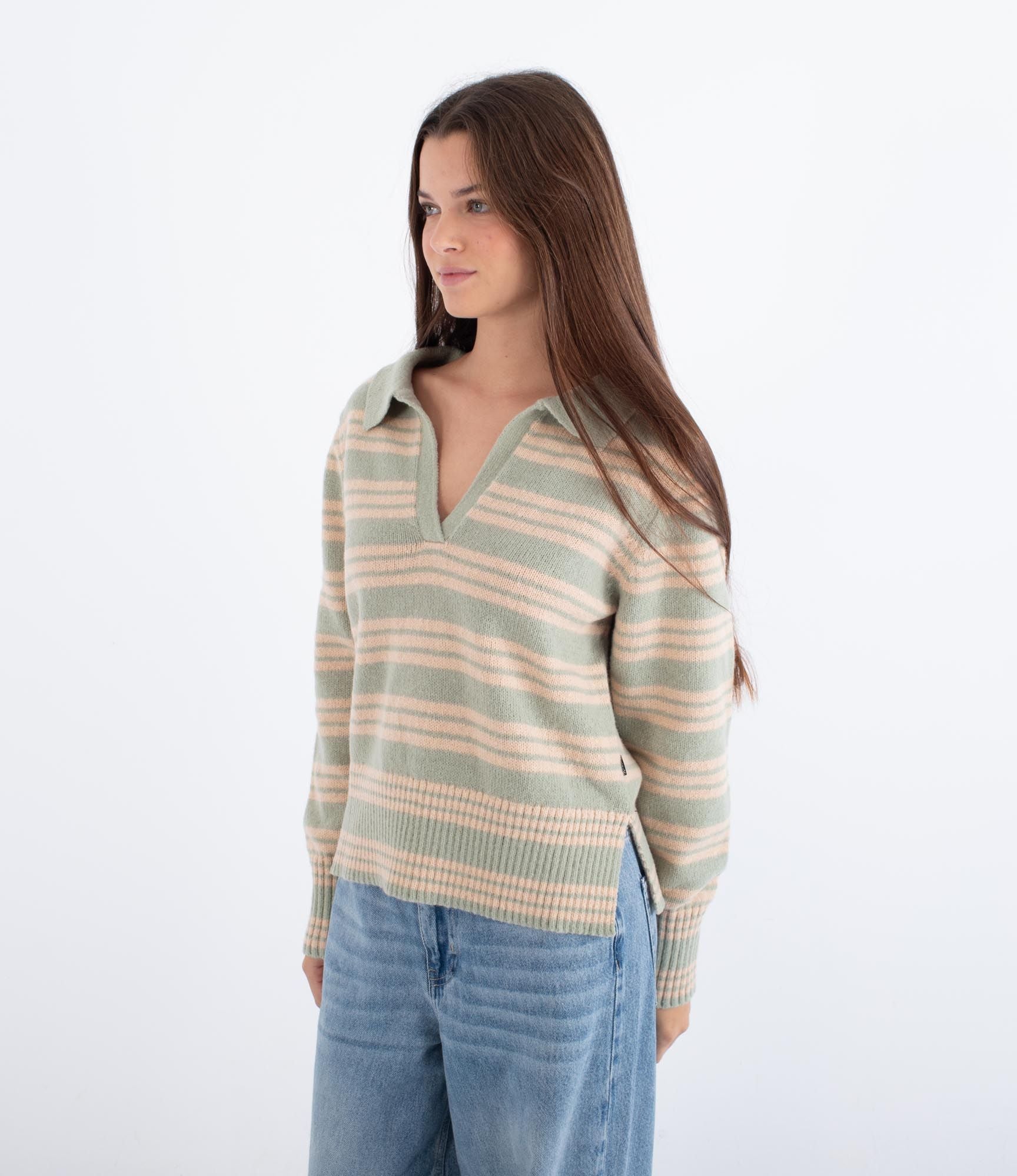 Polo-Strick – Damenpullover