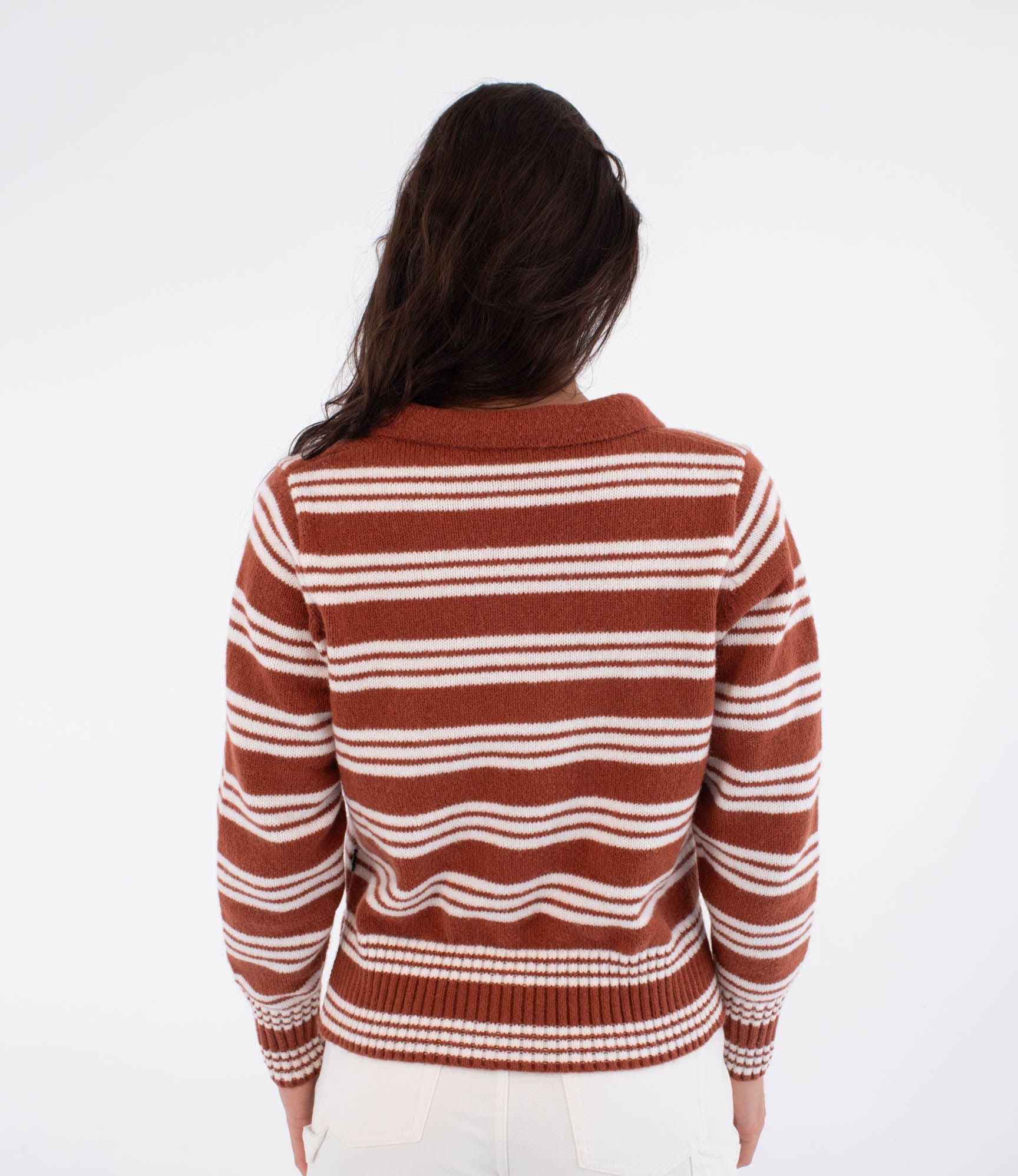 Polo knit - Women's sweater