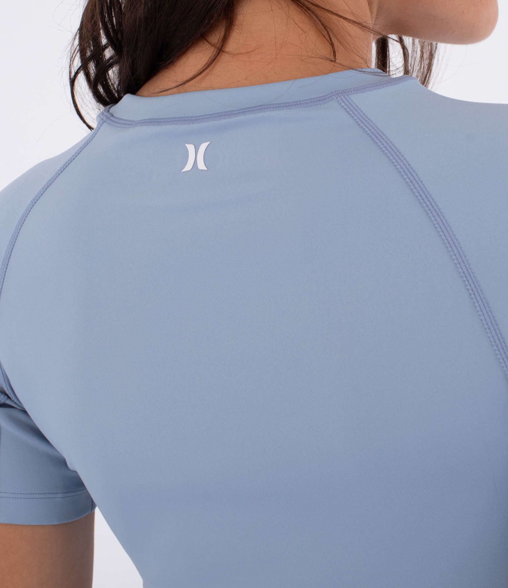 Kurzärmeliges Lycra-Surfshirt für Damen