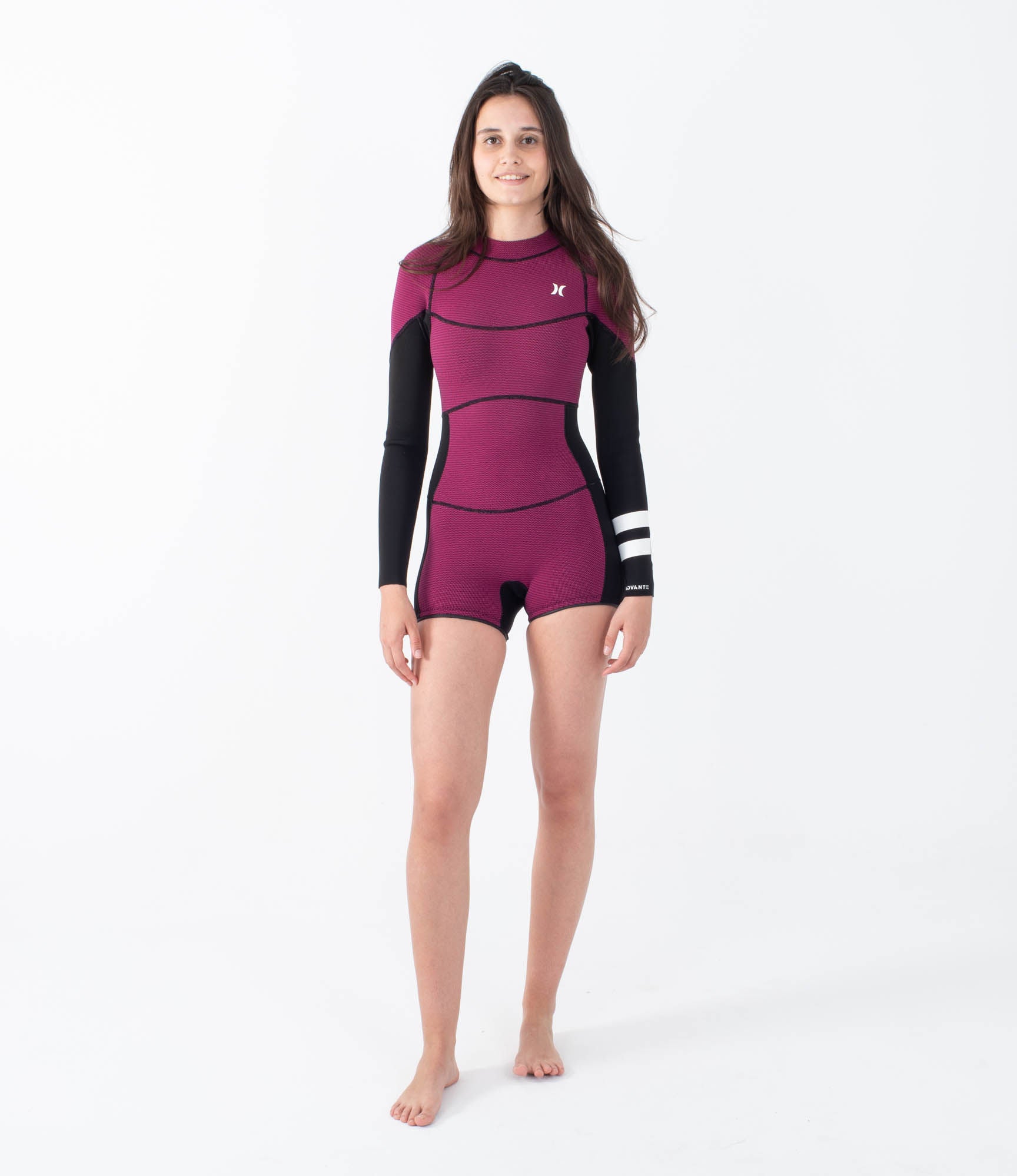 ADVANT 2MM Shorty Texture Springsuit  - Mujer