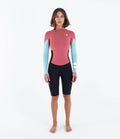 W AIR 2MM MID SHORTY SPRINGSUIT LS