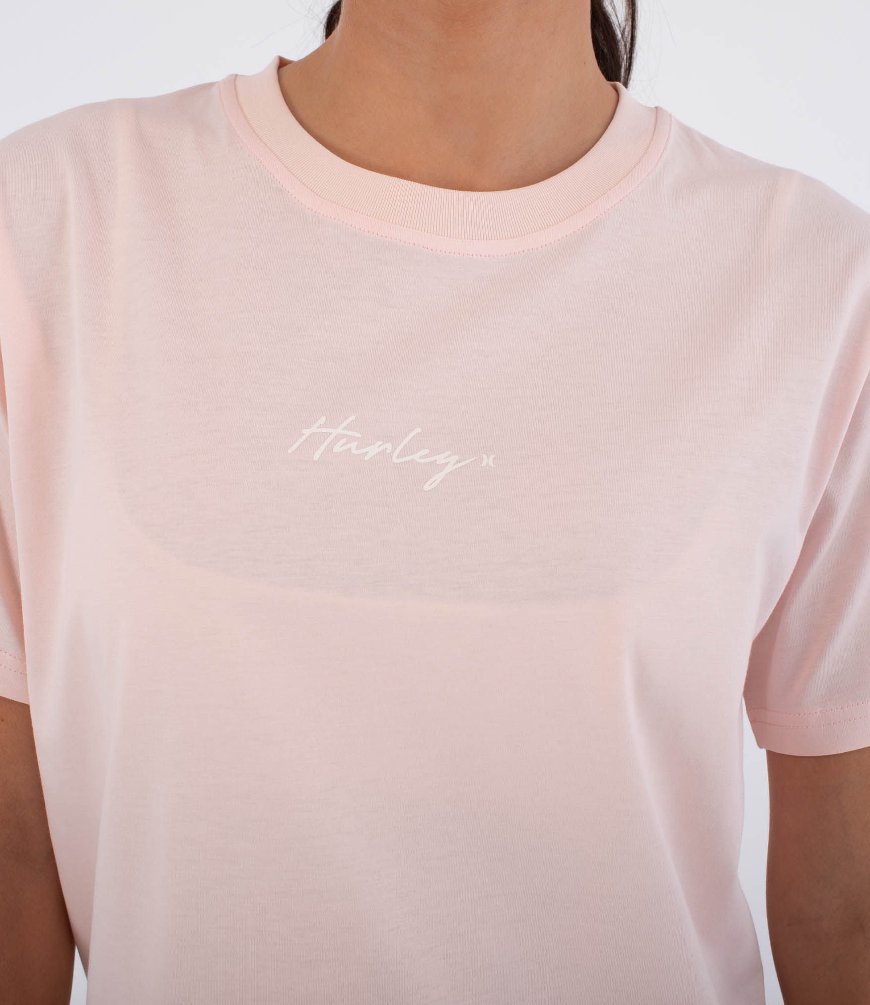 Kurzarm-T-Shirt Frauen - Script