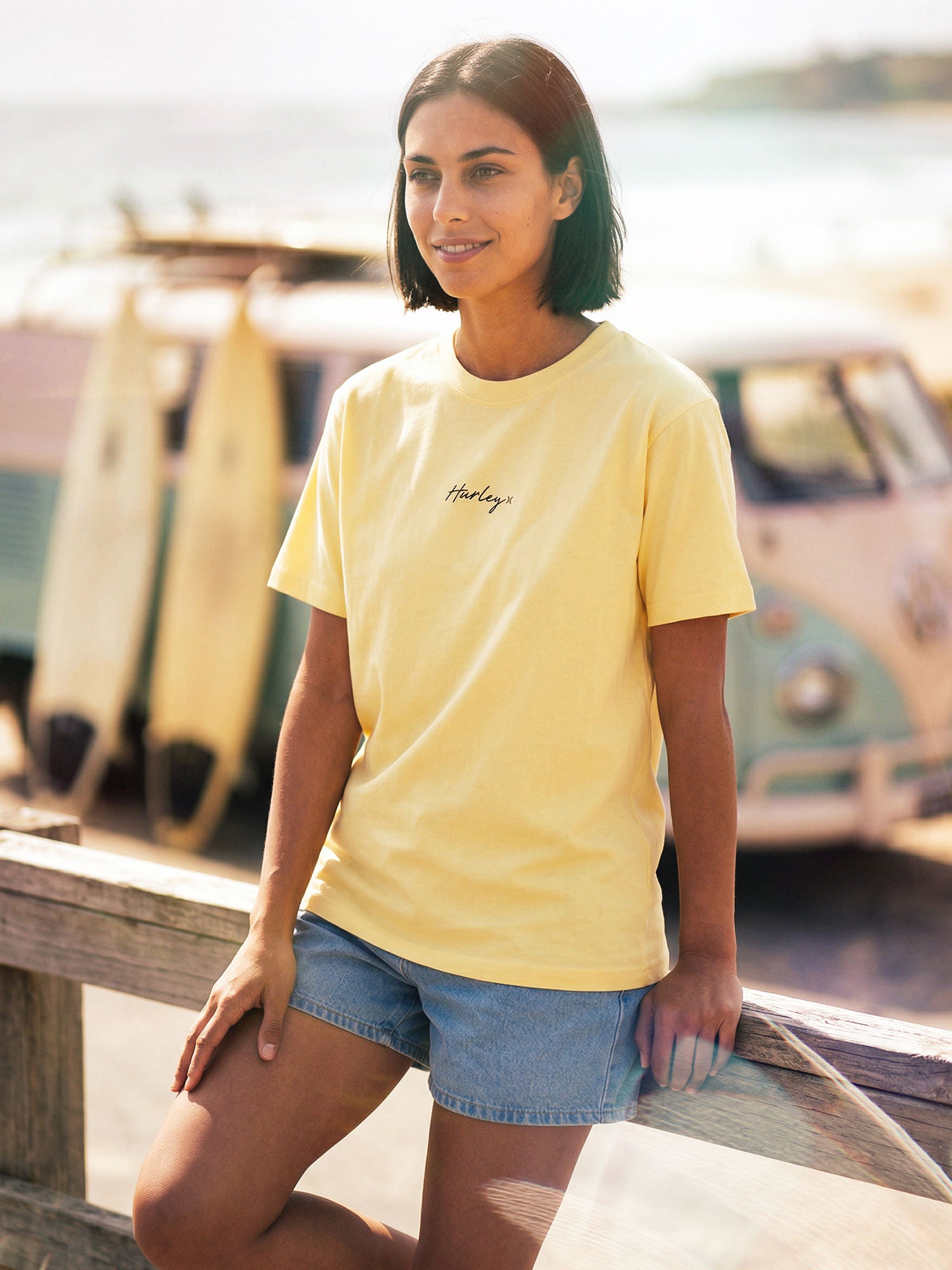 Short sleeve t-shirt women - Script