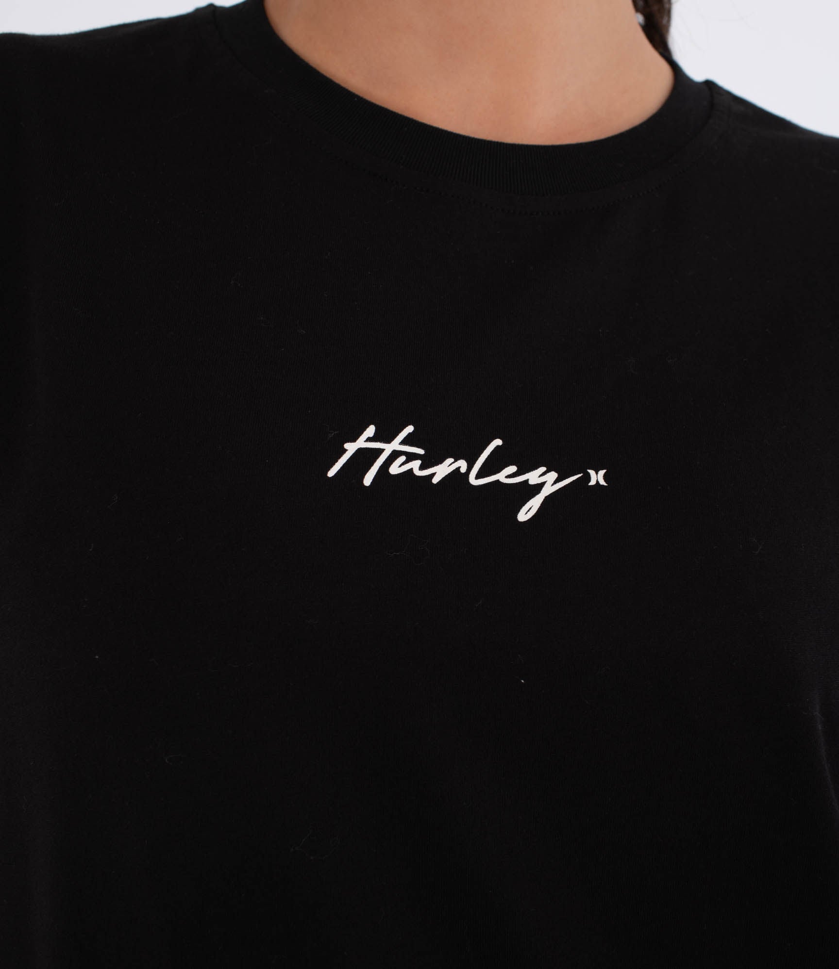 Kurzarm-T-Shirt Frauen - Script