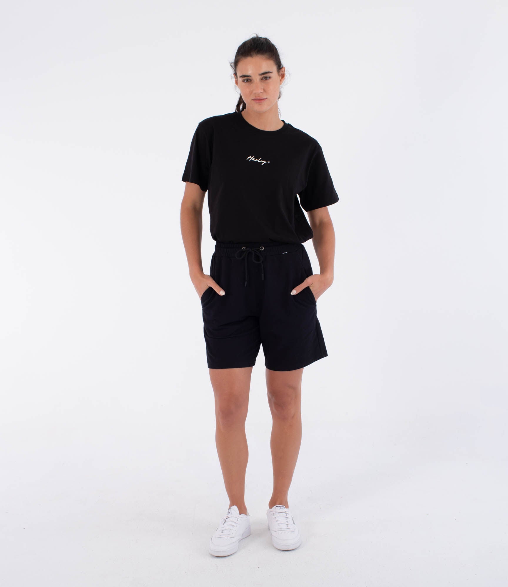 Kurzarm-T-Shirt Frauen - Script