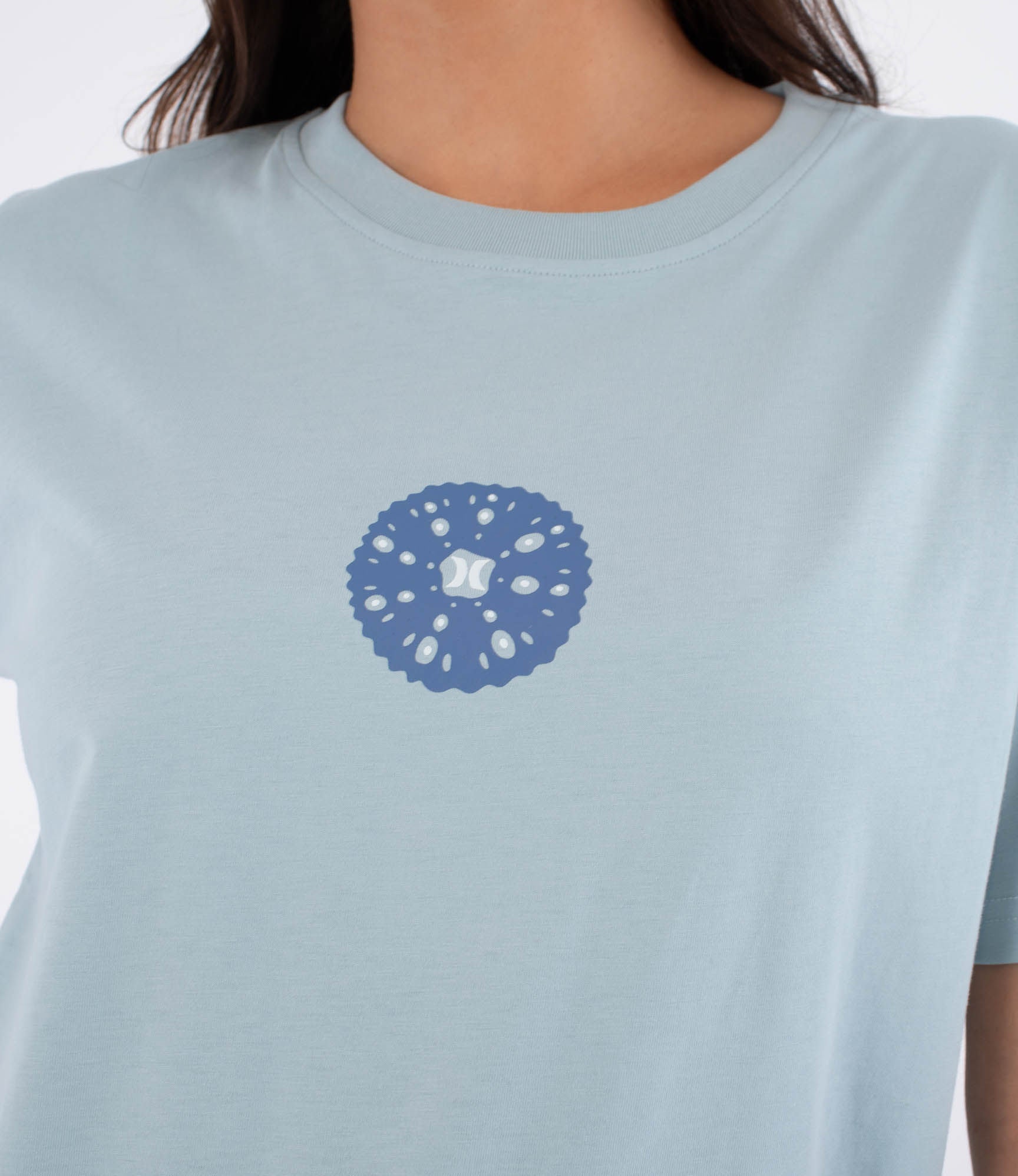 Kurzarm-T-Shirt Frauen - Island sea elements