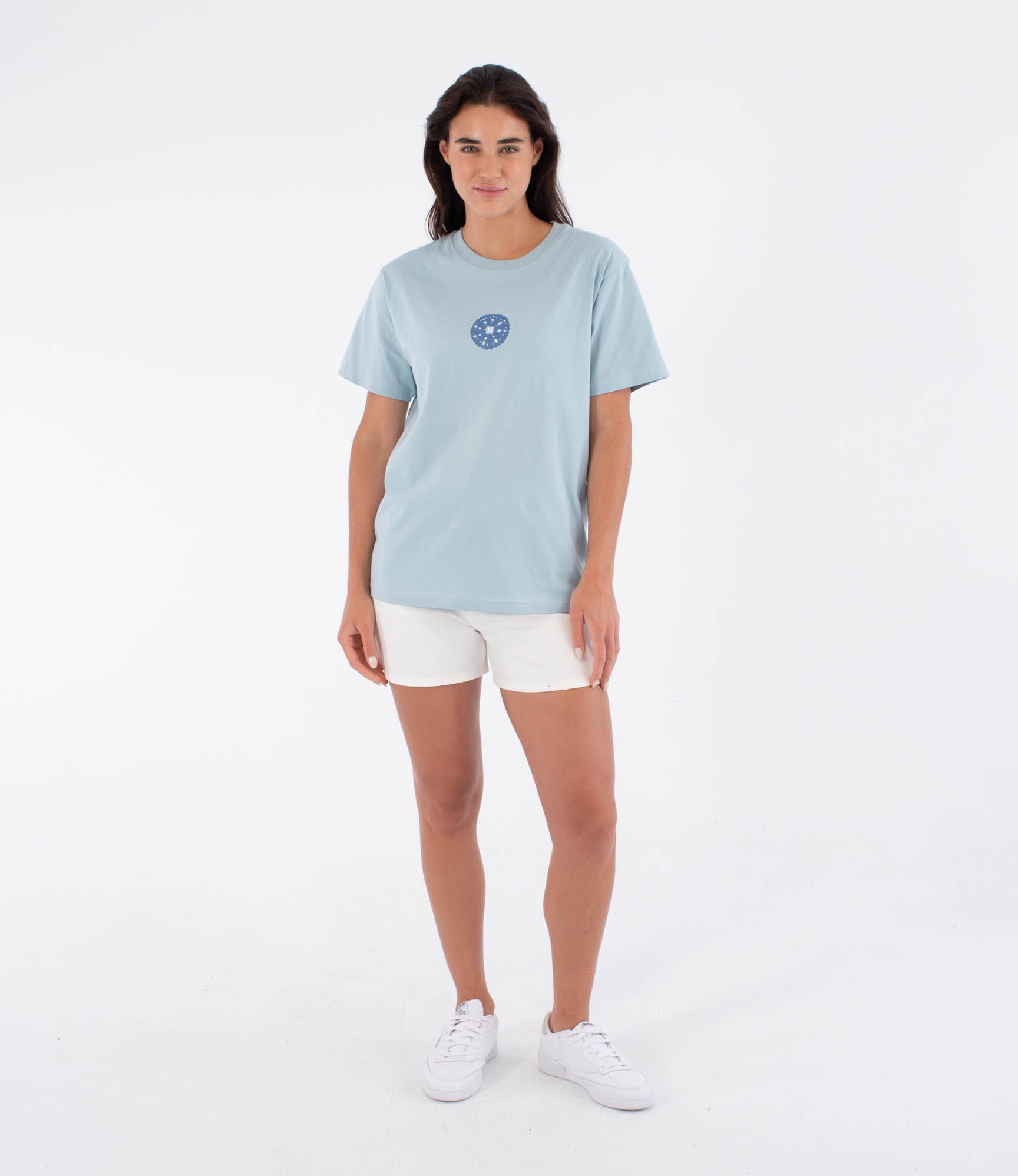 Kurzarm-T-Shirt Frauen - Island sea elements