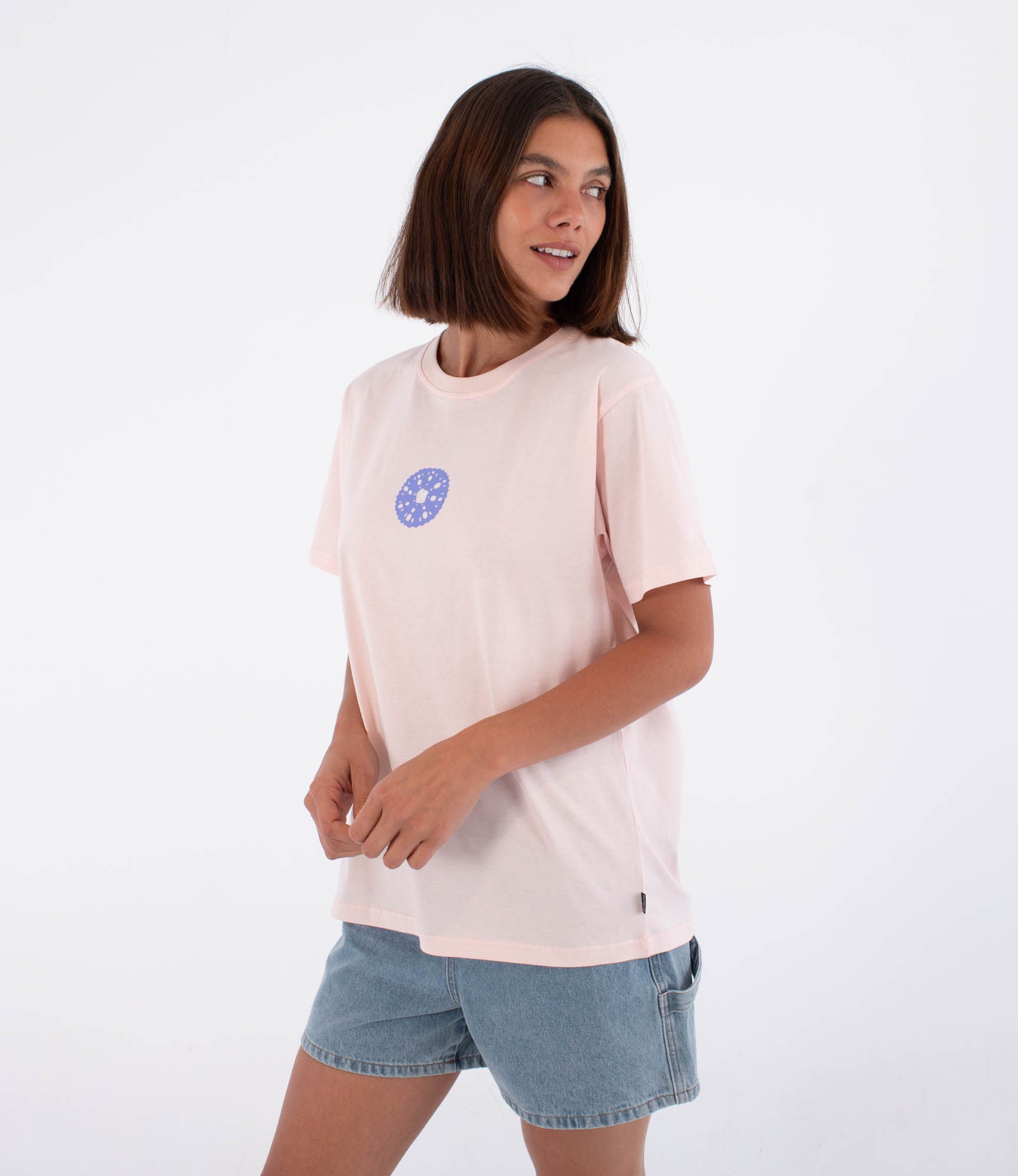 Kurzarm-T-Shirt Frauen - Island sea elements