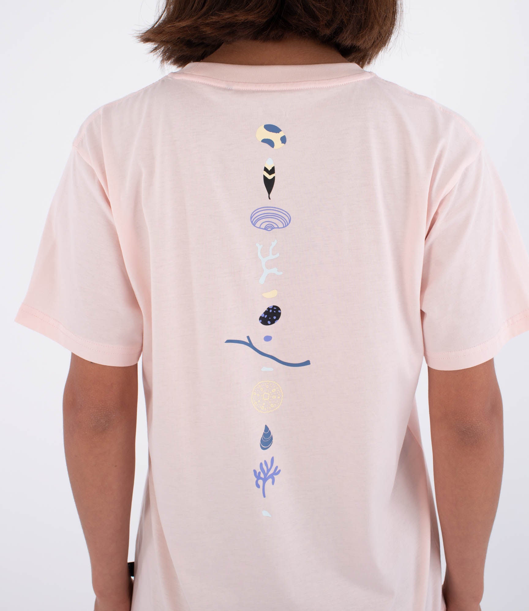 Kurzarm-T-Shirt Frauen - Island sea elements