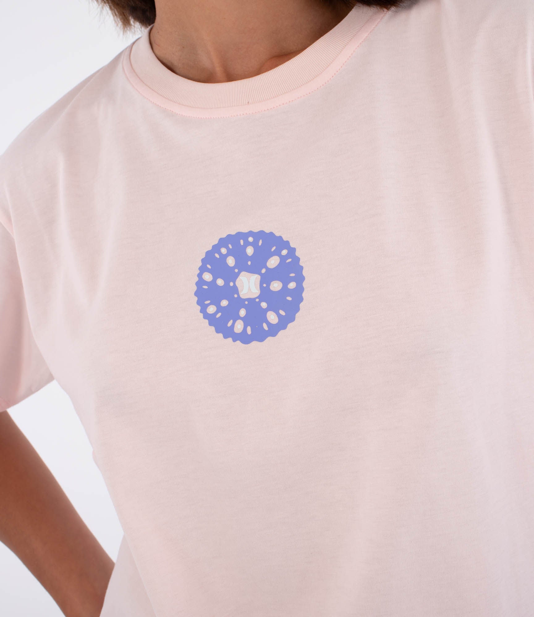 Kurzarm-T-Shirt Frauen - Island sea elements