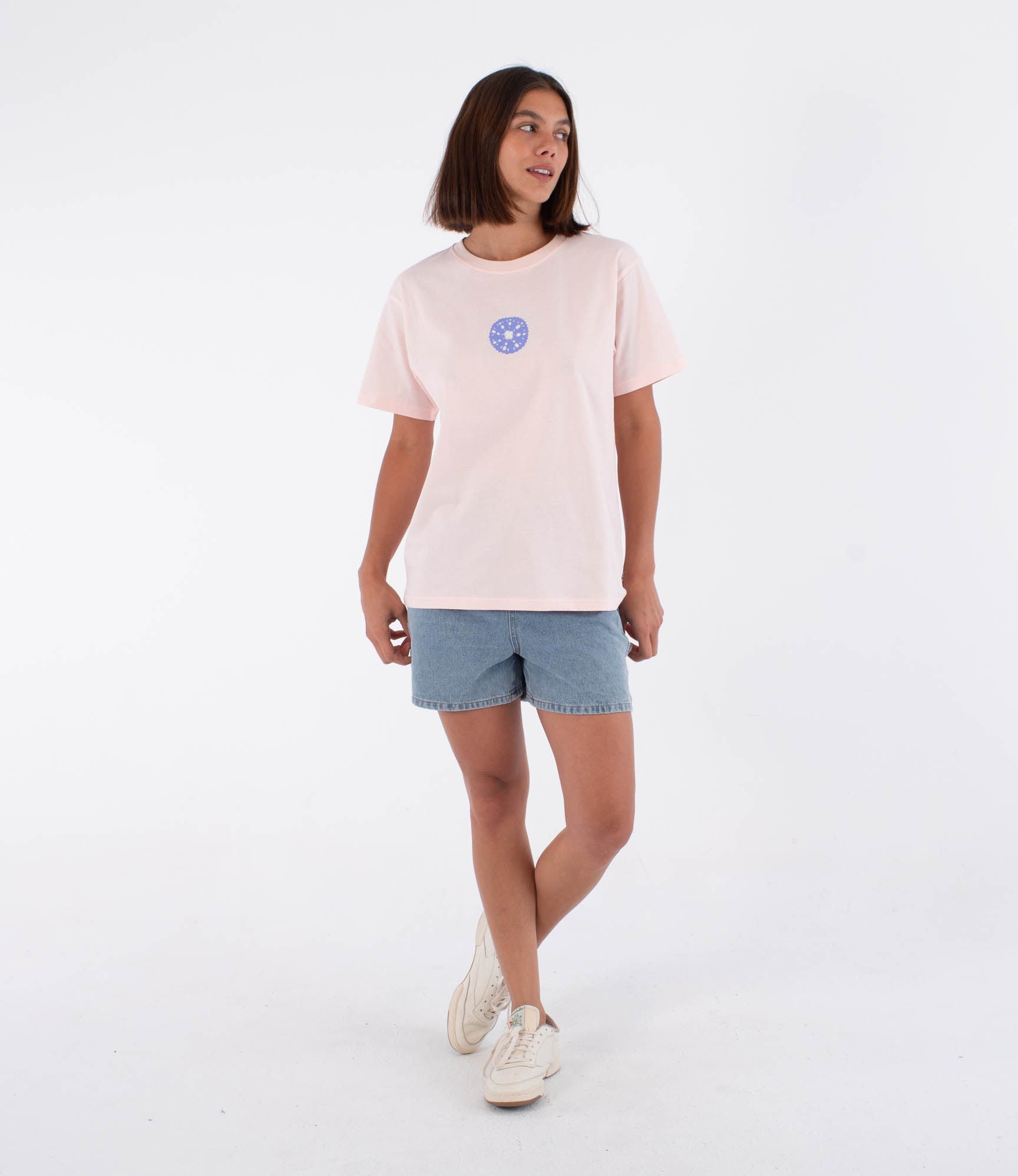 Kurzarm-T-Shirt Frauen - Island sea elements