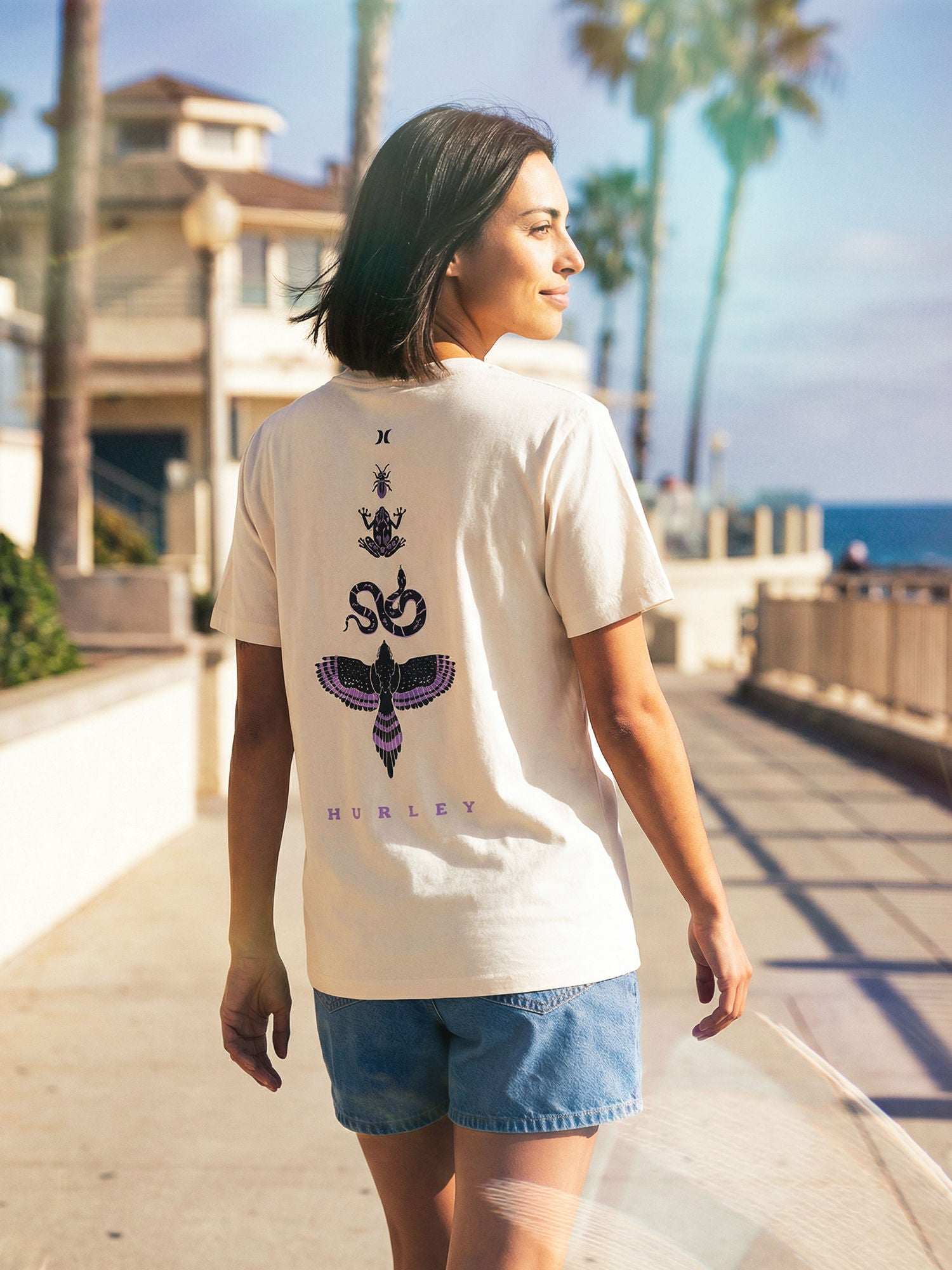 Short sleeve t-shirt women - Creek animals