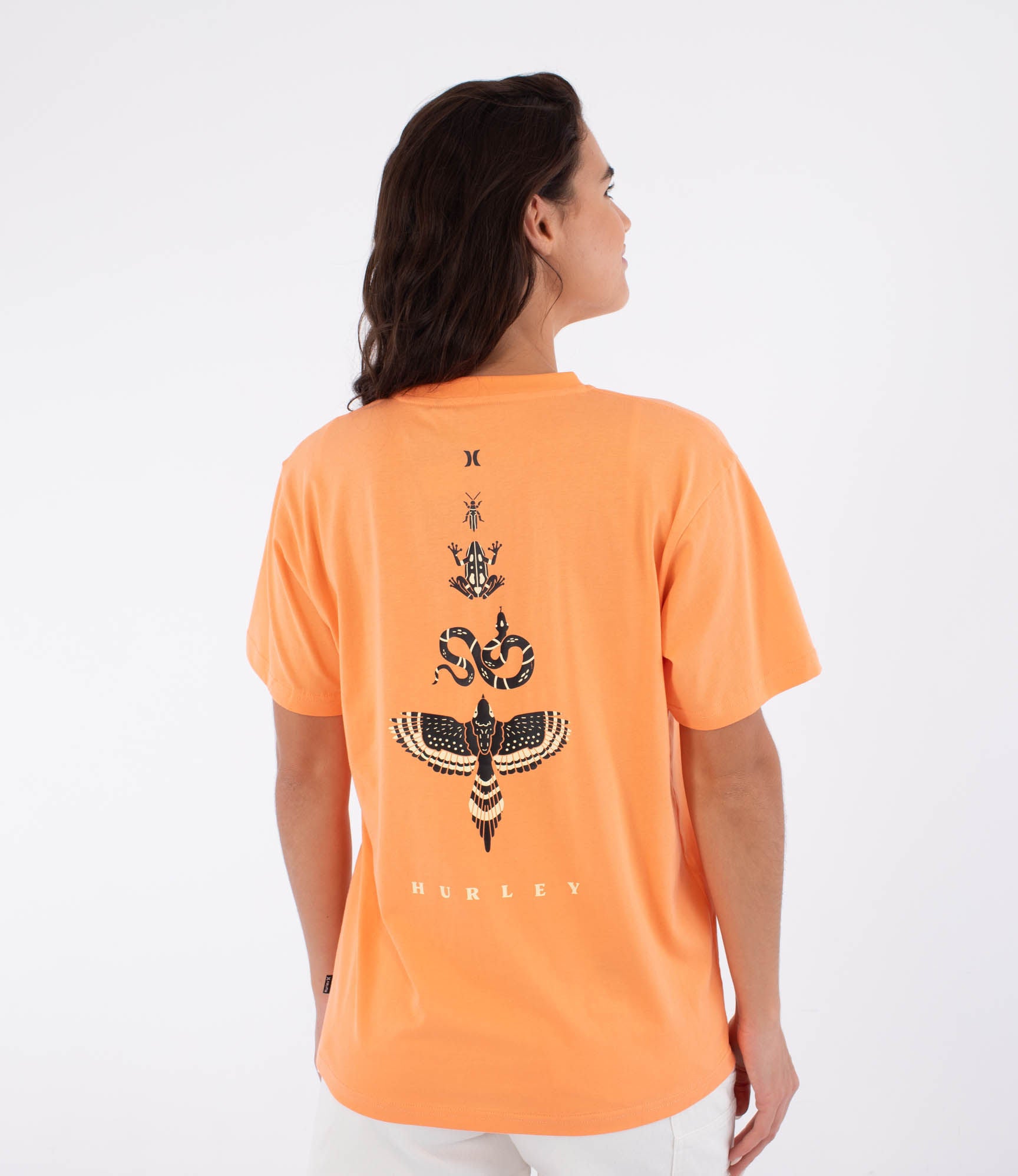 Kurzarm-T-Shirt Frauen - Creek animals
