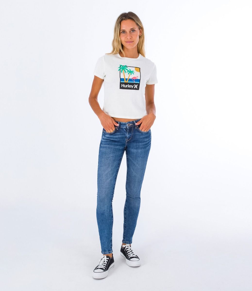 Jean  women - Oceancare bianca skiny